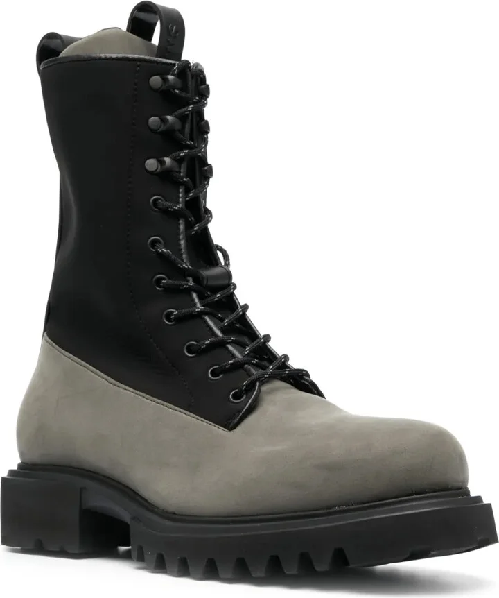Show lace-up combat boots - Image 2