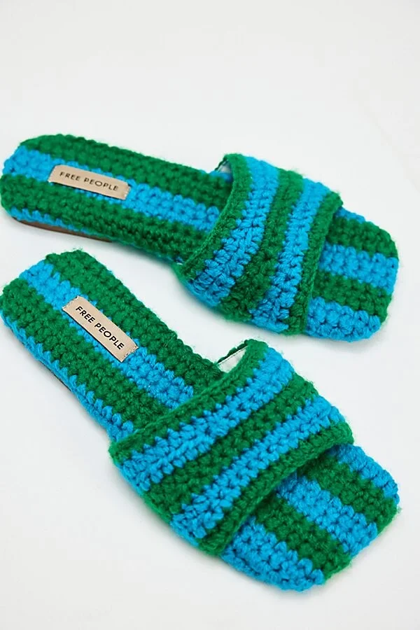 Show Your Stripes Hand Knitted Sandals - Image 4