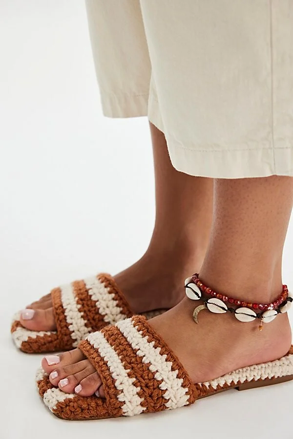 Show Your Stripes Hand Knitted Sandals - Image 3