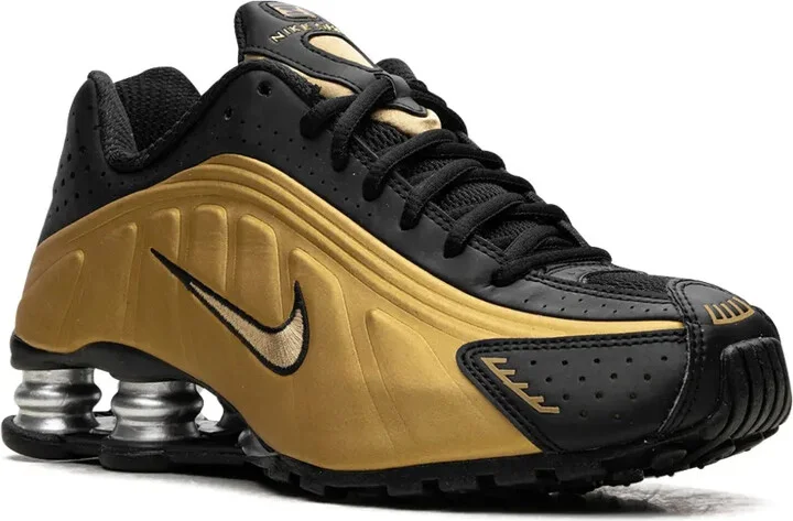 Shox R4 "Black/Metallic Gold" sneakers - Image 2