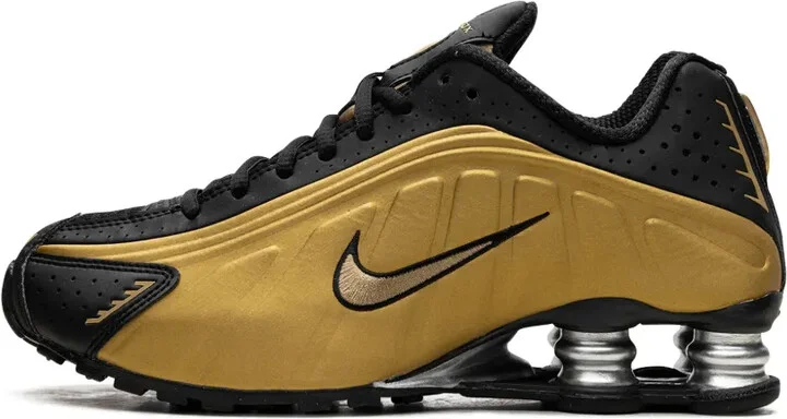 Shox R4 "Black/Metallic Gold" sneakers - Image 5