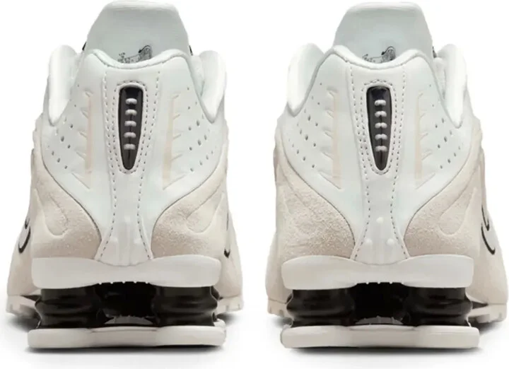 Shox R4 leather-suede sneakers - Image 3