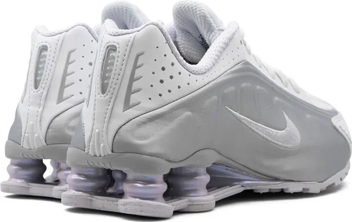 Shox R4 "White/Metallic Platinum" sneakers - Image 3