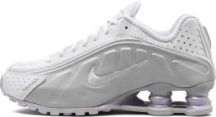 Shox R4 "White/Metallic Platinum" sneakers - Image 5