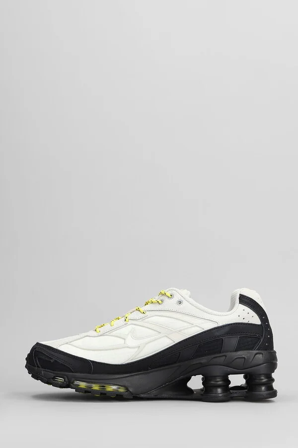 Shox Ride 2 Sneakers In White Leather And Fabric - Image 3