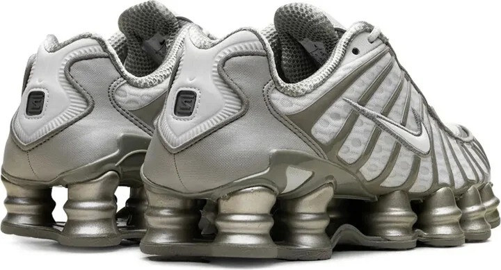 Shox TL "Light Silver/White/Light Army" sneakers - Image 3