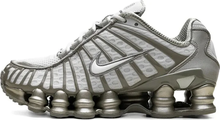Shox TL "Light Silver/White/Light Army" sneakers - Image 5