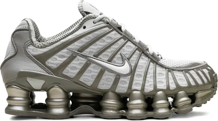 Shox TL "Light Silver/White/Light Army" sneakers