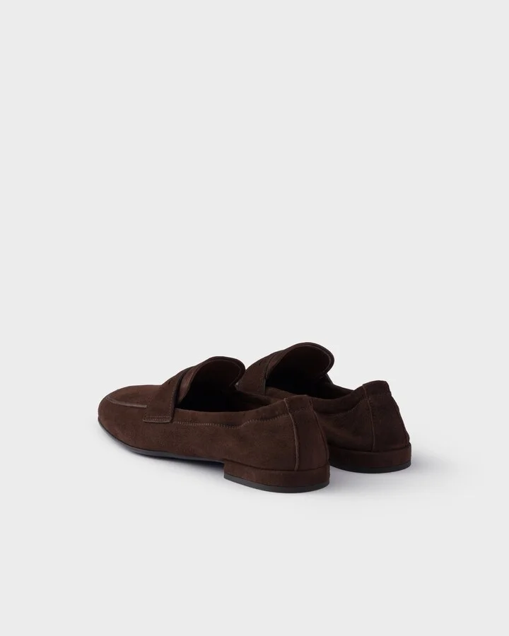 Shuffle antiqued suede loafers - Image 4