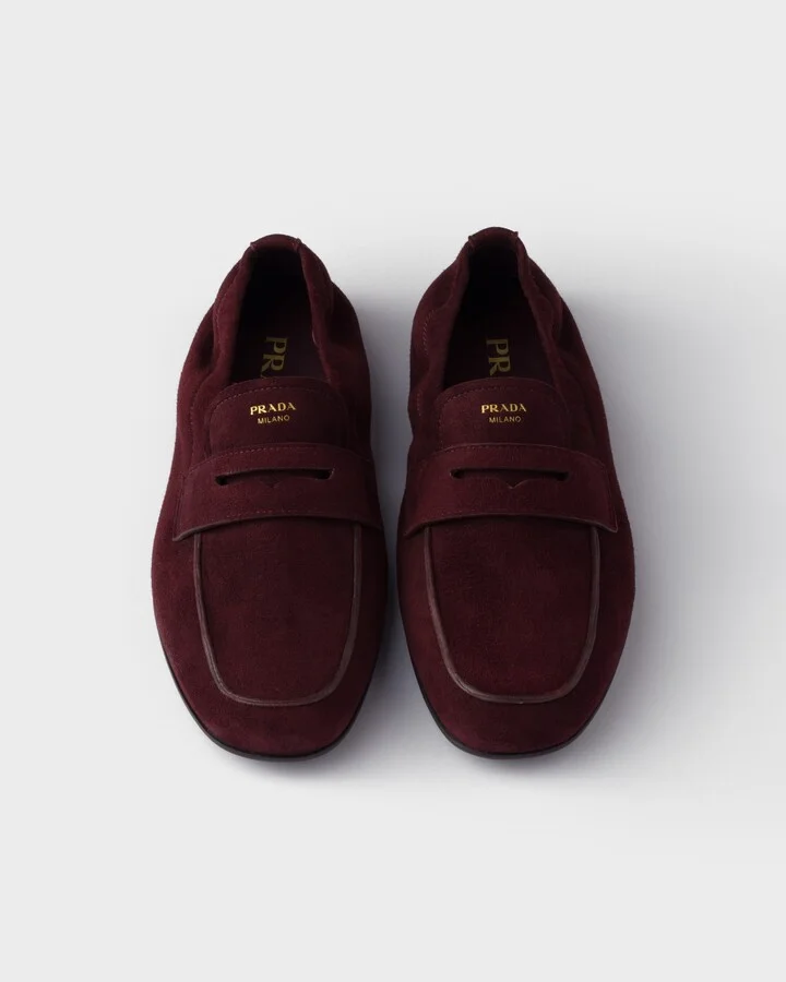 Shuffle antiqued suede loafers - Image 3