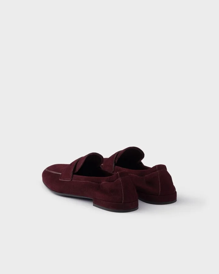 Shuffle antiqued suede loafers - Image 4