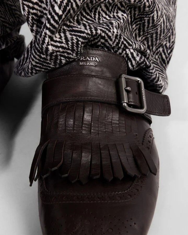 Shuffle fringed monk strap shoes - Image 3