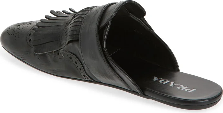 Shuffle Kiltie Loafer Mule - Image 2