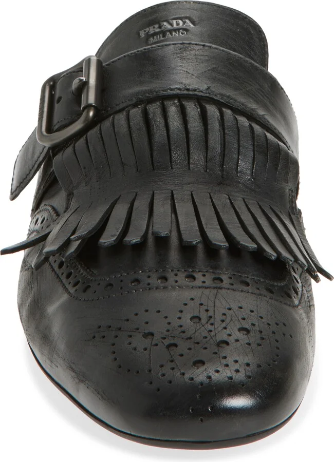 Shuffle Kiltie Loafer Mule - Image 4