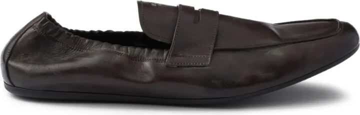 Shuffle leather loafers