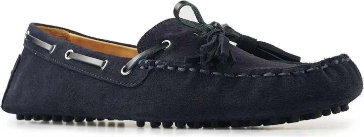 Navy Suede