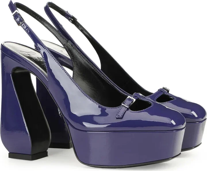SI Rossi 85mm slingback pumps - Image 2