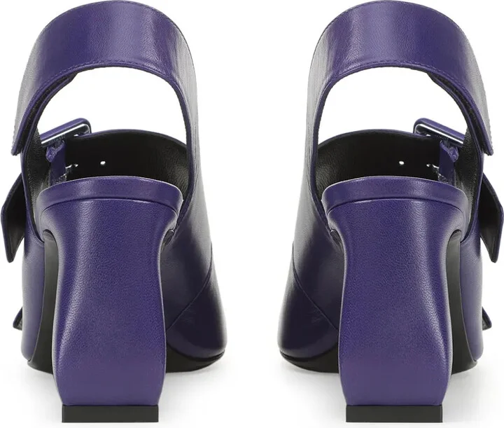 SI ROSSI 90mm leather sandals - Image 3