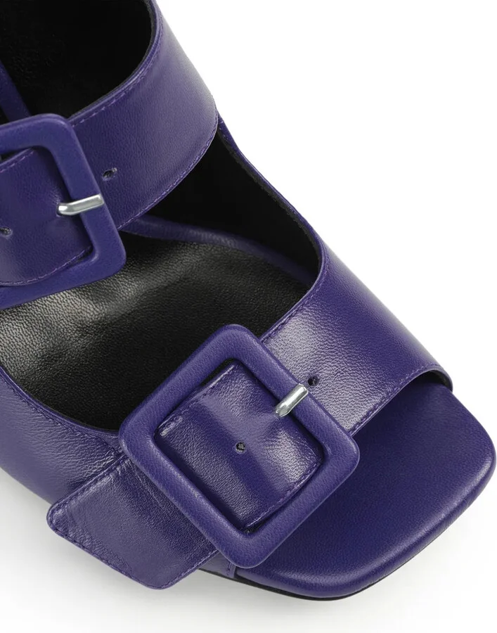 SI ROSSI 90mm leather sandals - Image 5