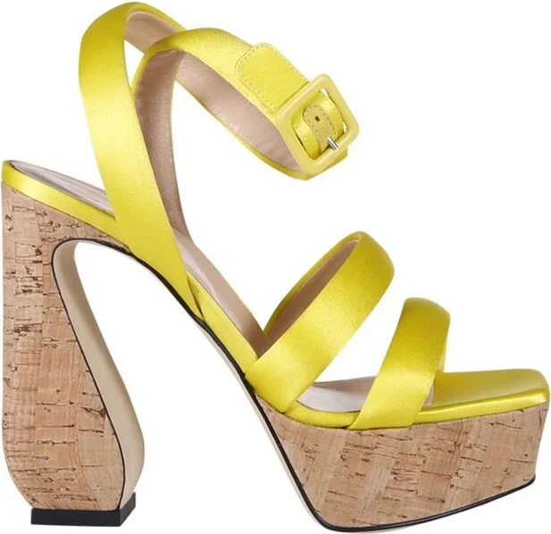 Si Rossi Block-Heel Strap Sandals