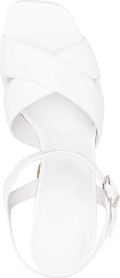 Si Rossi Leather Heel Sandals - Image 2