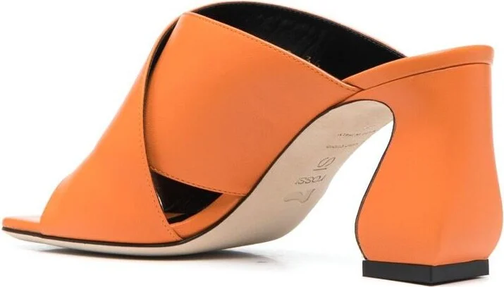 Si Rossi Leather Mules - Image 3