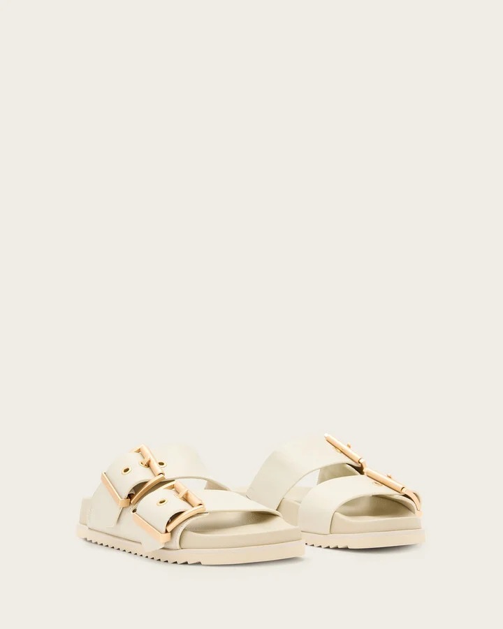 Sian Leather Buckle Sandals - Image 4