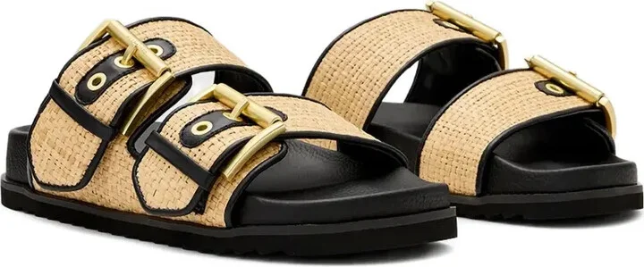 Sian woven buckled sandals - Image 2