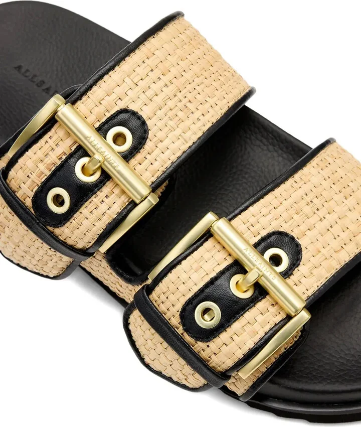 Sian woven buckled sandals - Image 5