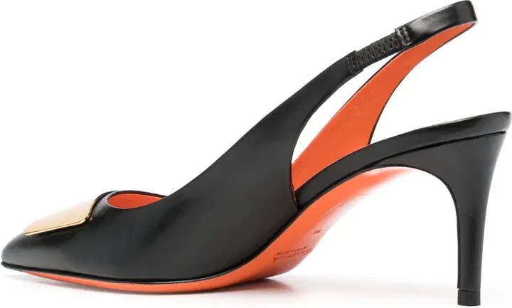 Sibille 80mm leather pumps - Image 3