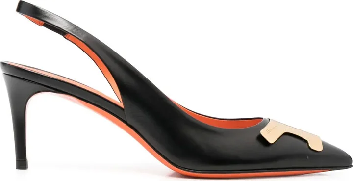 Sibille 80mm leather pumps