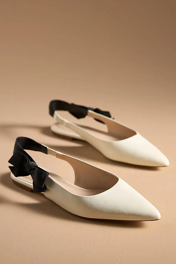 Side-Bow Slingback Flats - Image 2