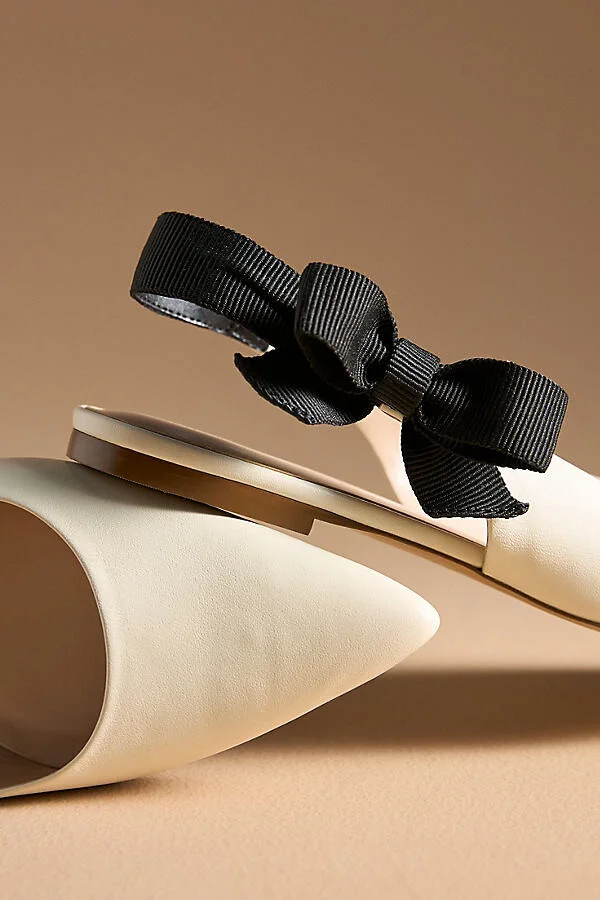 Side-Bow Slingback Flats - Image 3