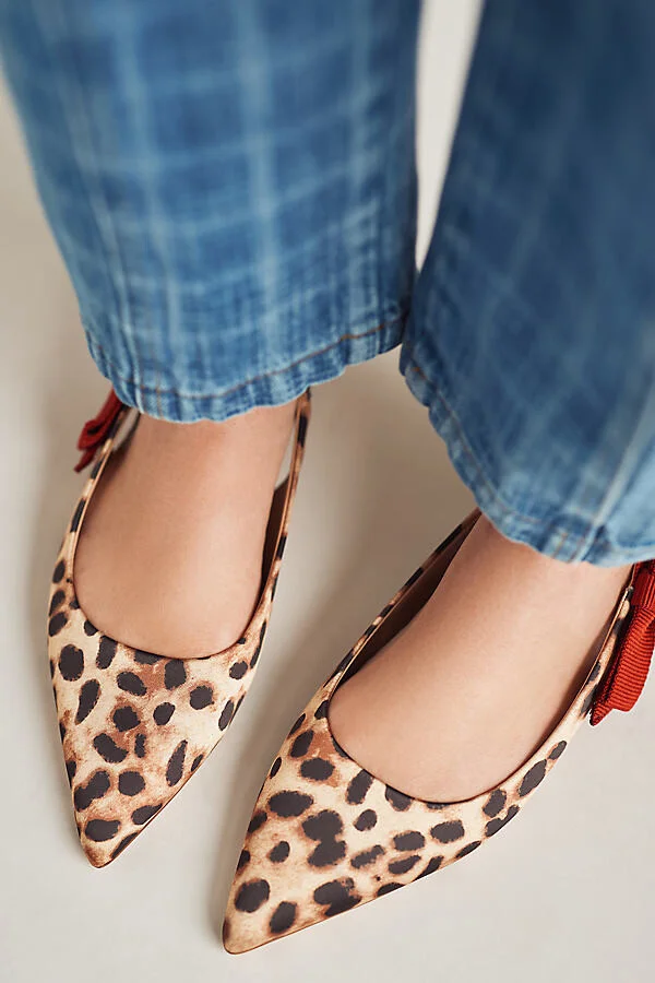 Side-Bow Slingback Flats - Image 2