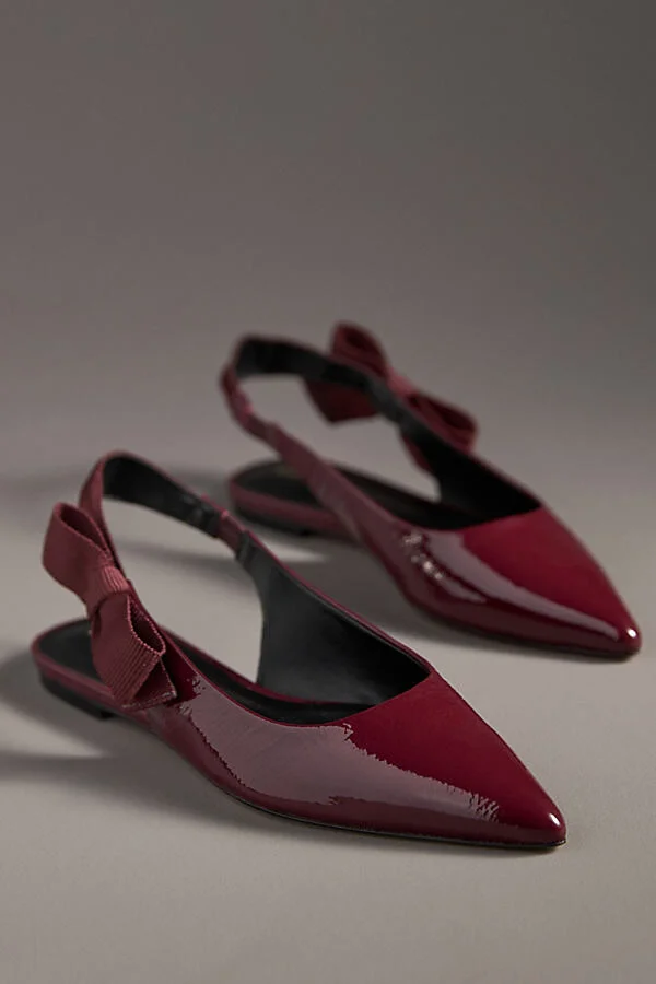 Side-Bow Slingback Flats - Image 2