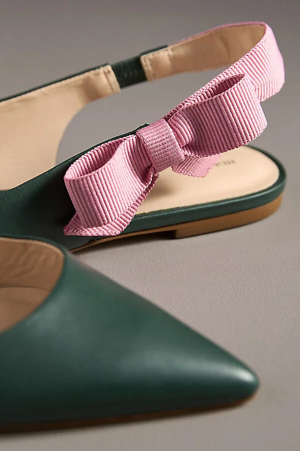 Side-Bow Slingback Flats - Image 3