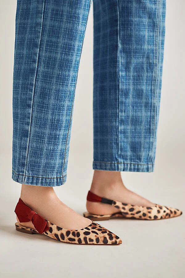 Side-Bow Slingback Flats