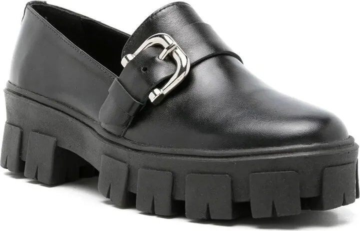 Side Buckle-Detail Loafers - Image 2