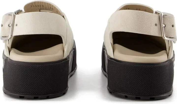 Side Buckle-Fastening Detail Sandals - Image 3