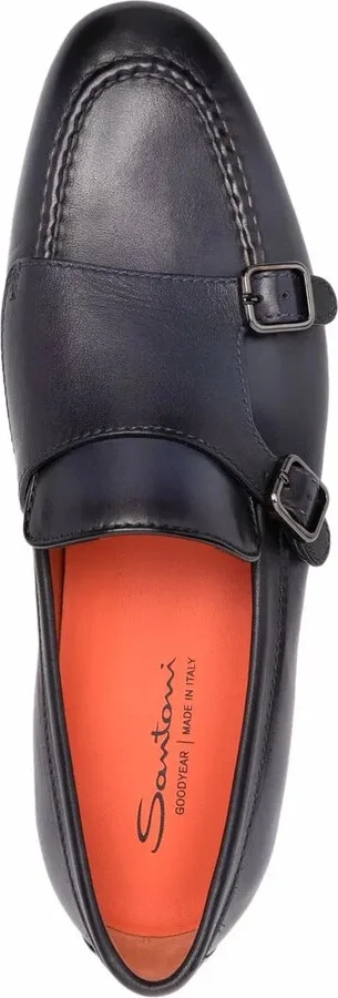 Side Buckle-Fastening Monk Shoes - Image 4