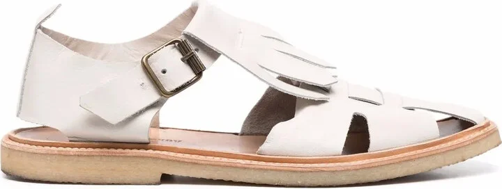 Side-Buckle Fastening Sandals