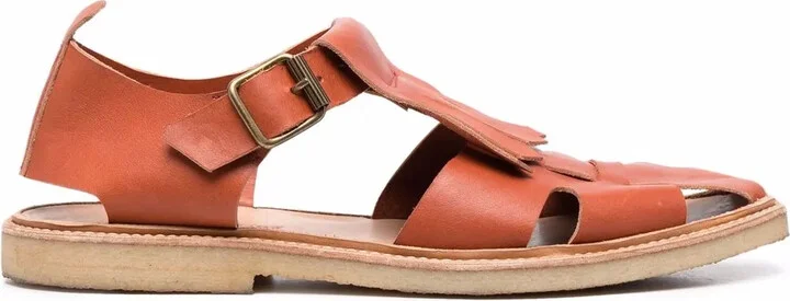 Side-Buckle Fastening Sandals