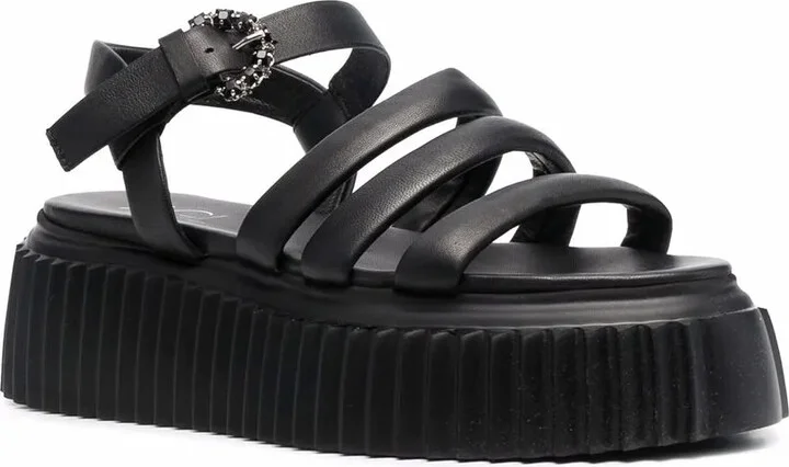 Side-Buckle Strap Sandals - Image 2