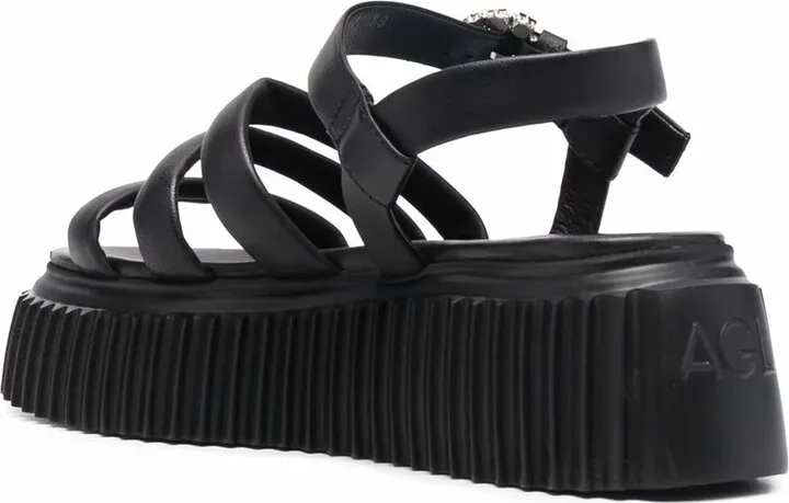 Side-Buckle Strap Sandals - Image 3