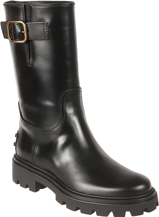 Side Buckled Boots - Image 2