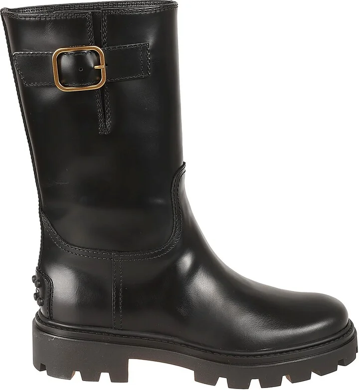 Side Buckled Boots
