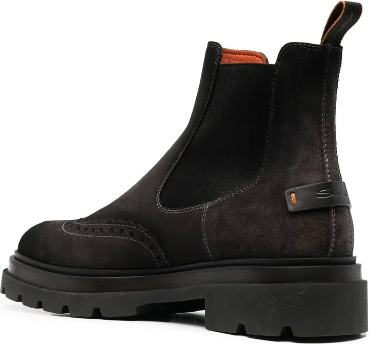 Side Elasticated-Panel Ankle Boots - Image 3