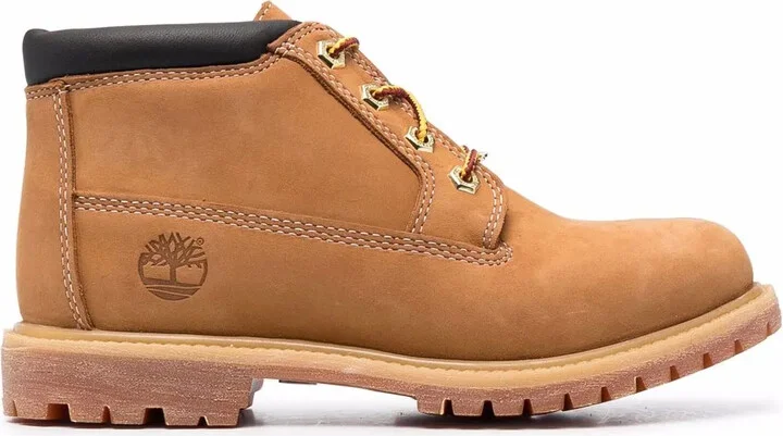 Side Embossed-Logo Boots