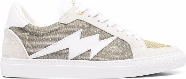 Side Logo-Patch Sneakers