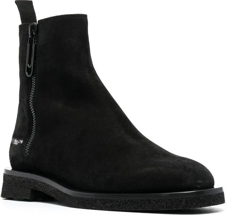 Side Logo-Print Ankle Boots - Image 2